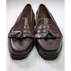 Bostonian Classic Leather Loafer Brown Slip On Men's Size 12M‎ Shoes Flats Dress